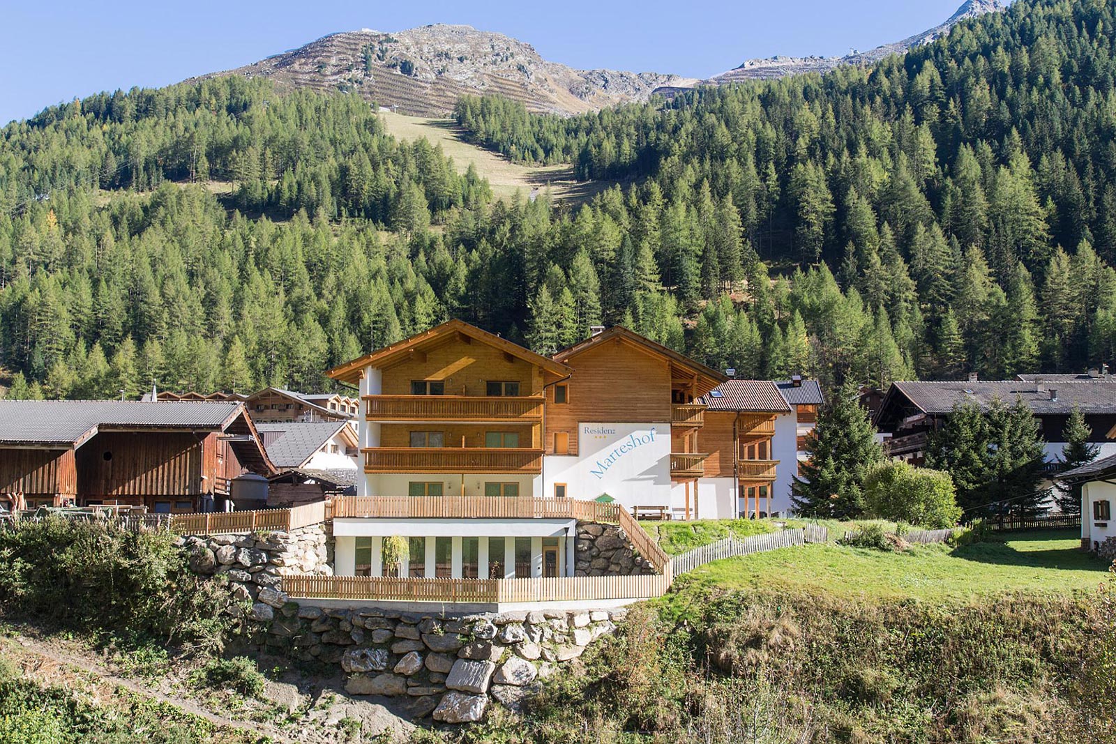 Residence Marteshof near Moso in South Tyrol